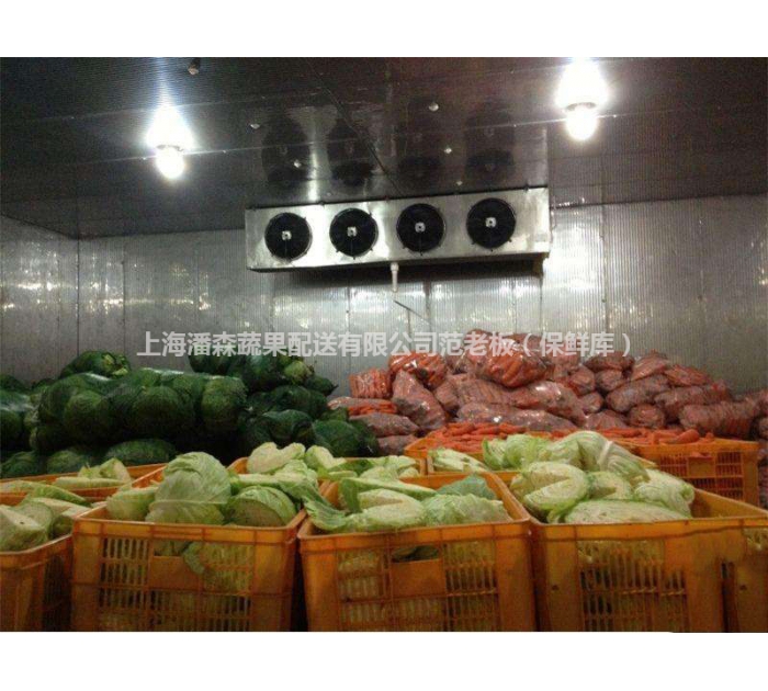 上海潘森蔬果配送Ψ 有限公司范老板保鲜冷库